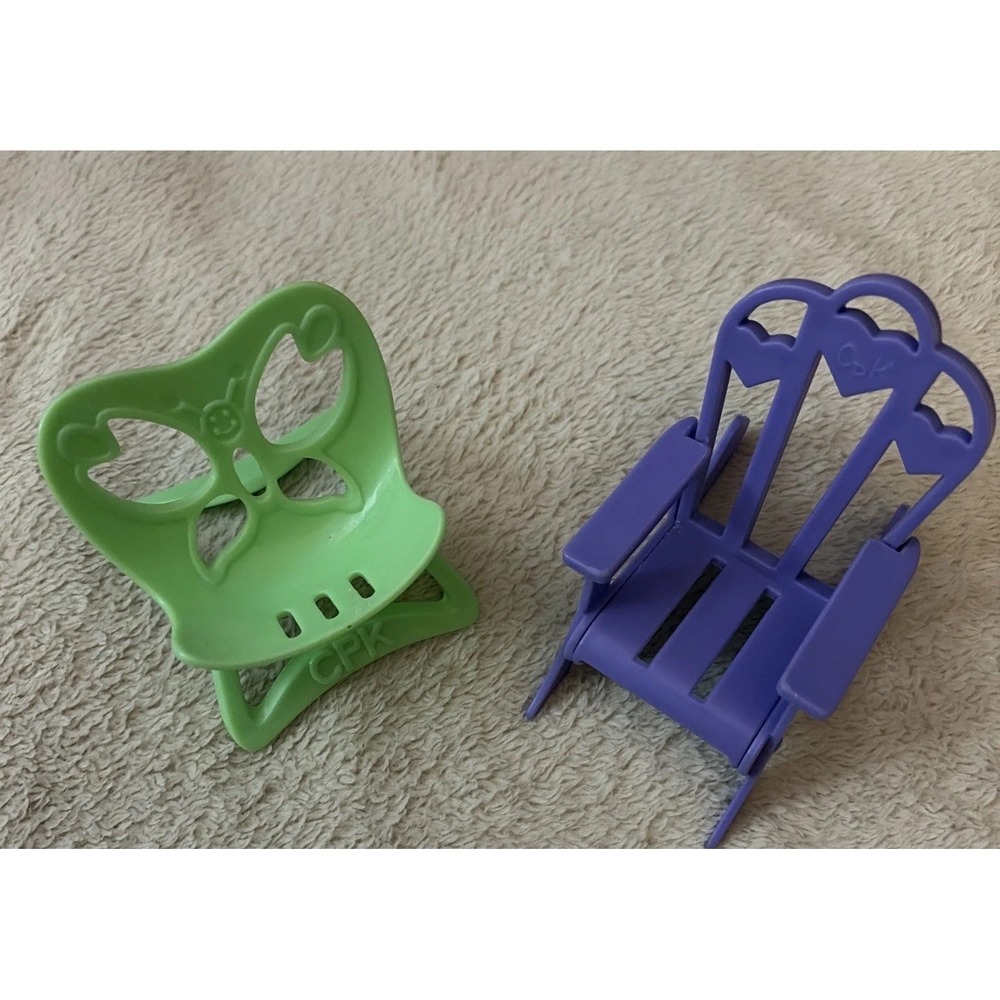 Cabbage Patch Kids Lil Sprouts Chairs Purple & Green Replacement Furniture